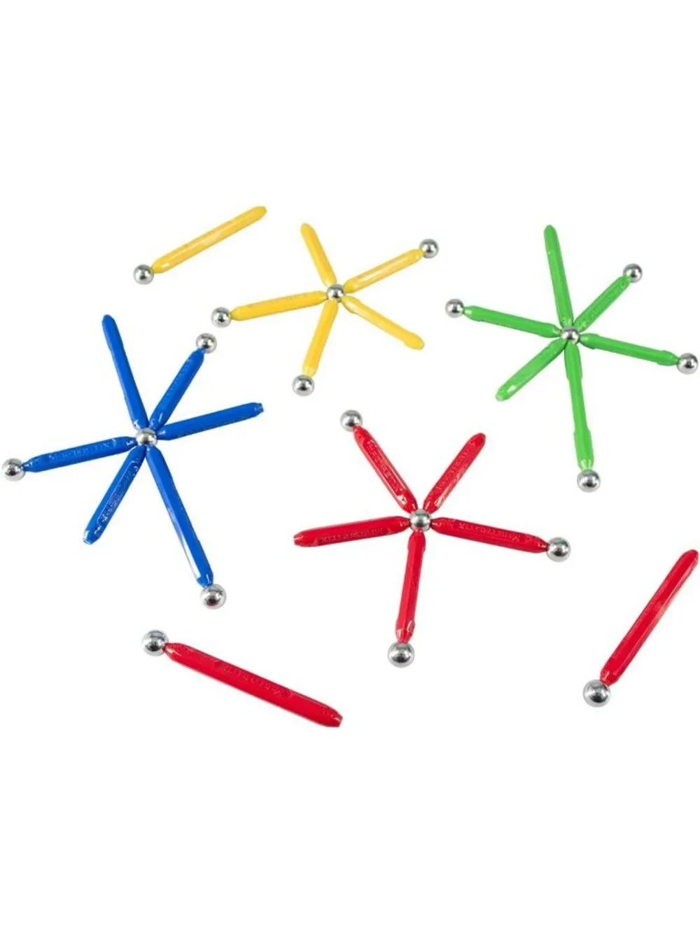 Creative Building Kit with Magnetic Balls & Rods - 45 Pieces for Ages 6